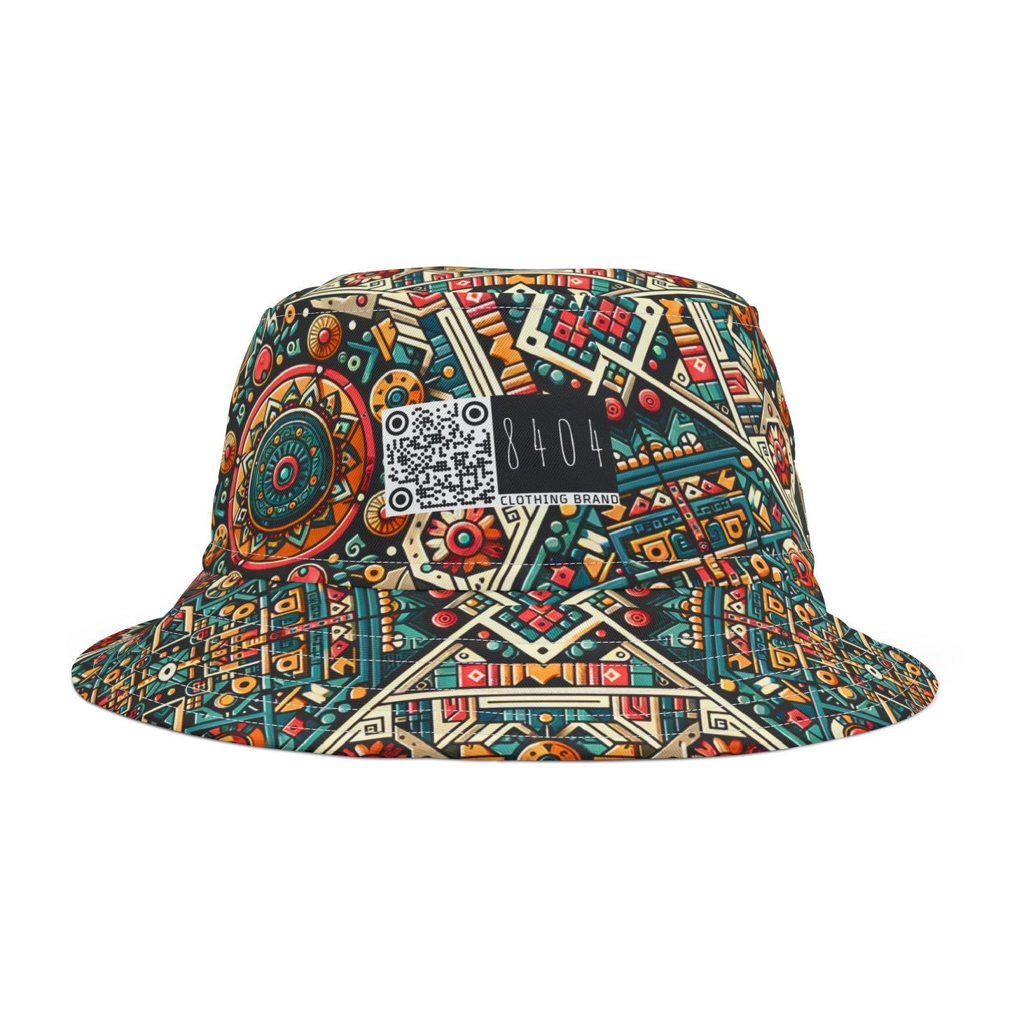 Cultural Fusion Tech Blend of Cultural Heritage With Tech-Inspired Elements Bucket Hat - 8404 Design-74