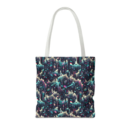 Digital Rebellion Tech-Inspired Streetwear Tote Bag - 8404 Design-51