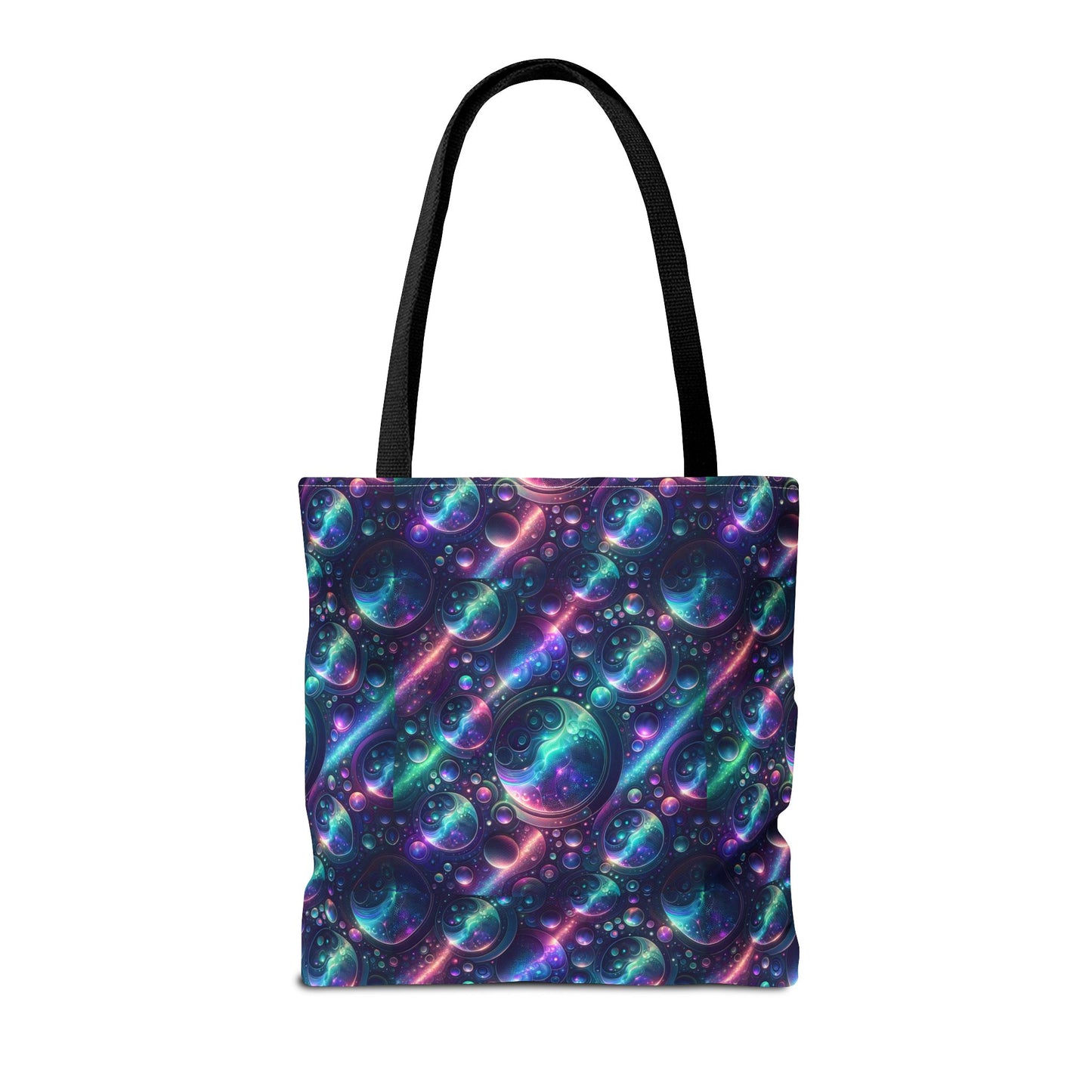 Iridescent Tech Fusion Tech-Forward Streetwear Tote Bag - 8404 Design-51
