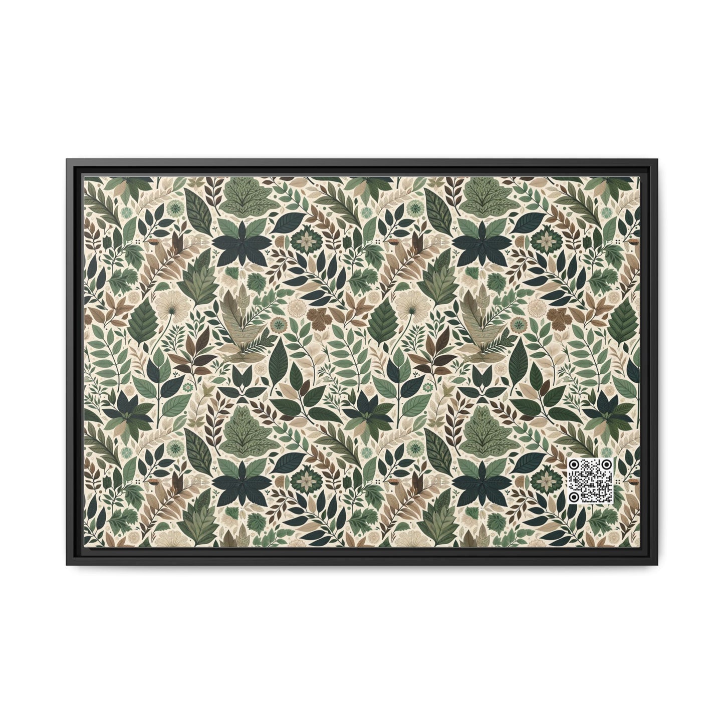 Streetwear Sustainability Environmentally Conscious Streetwear with a Natural Aesthetic Matte Canvas, Framed (multi-color) - 8404 Design-57 A