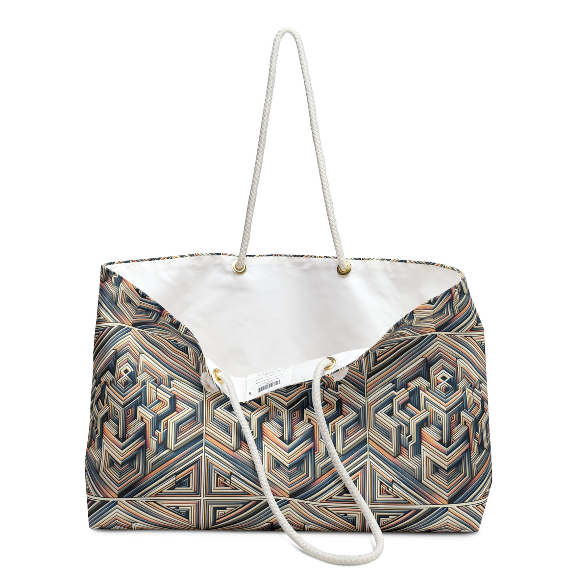 Tech Illusion Graphics Futuristic Artistry Weekender Bag - 8404 Design-52