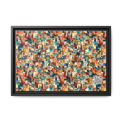 Digital Artistic Expression Artistic Streetwear Matte Canvas, Framed (multi-Color) - 8404 Design-46 B