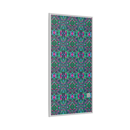 Digital Glitch Vibes Tech-Inspired Streetwear Matte Canvas, Framed (multi-Color) - 8404 Design-71 B