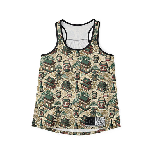 Cultural Artisanal Fusion Contemporary Cultural Elegance Women's Tank Top - 8404 Design-68