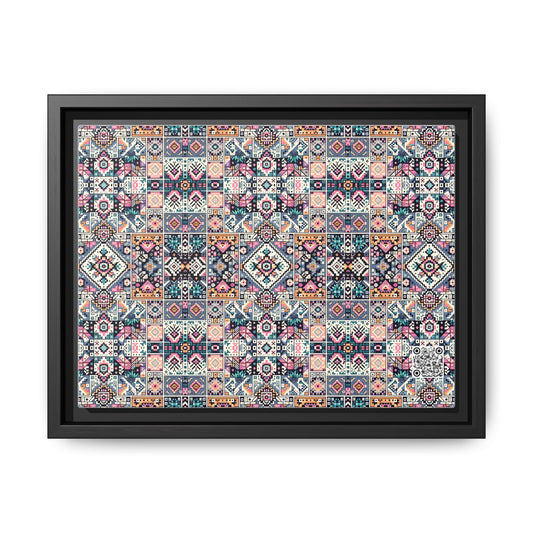 Matte Canvas, Framed (multi-Color) - 8404 Design-01