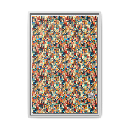 Digital Artistic Expression Artistic Streetwear Matte Canvas, Framed (multi-Color) - 8404 Design-46 B