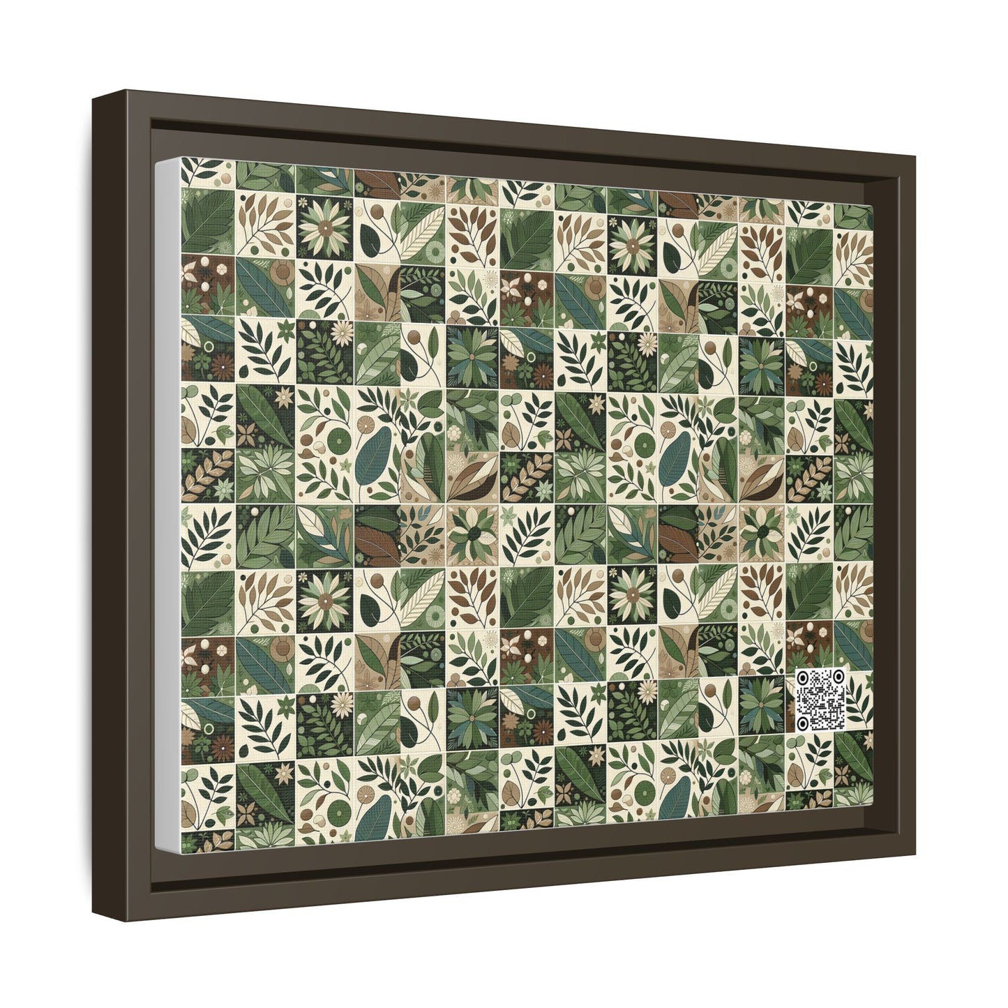 Streetwear Sustainability Environmentally Conscious Streetwear with a Natural Aesthetic Matte Canvas, Framed (multi-color) - 8404 Design-57 A