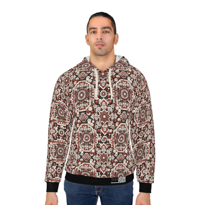Neo Jomon Sculptural Aesthetics Artisanal Streetwear Pullover Hoodie - 8404 Design-55