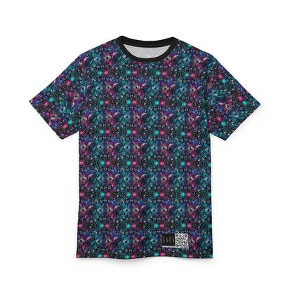 Galactic Hues Tech-forward cosmic fusion Unisex Cut & Sew Tee - 8404 Design-59