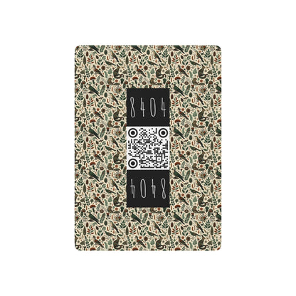Urban Jungle Nature Meets Streetwear Poker Playing Cards - 8404 Design-64 S