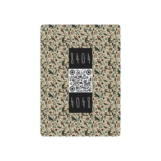 Urban Jungle Nature Meets Streetwear Poker Playing Cards - 8404 Design-64 S