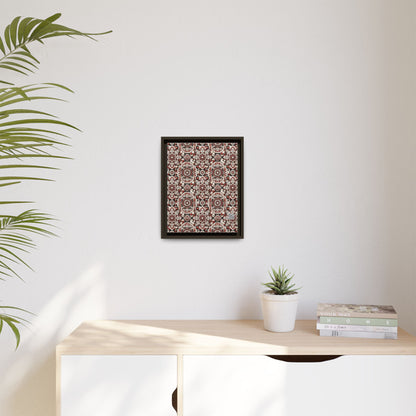 Neo Jomon Sculptural Aesthetics Artisanal Streetwear Matte Canvas, Framed (multi-Color) - 8404 Design-55 A
