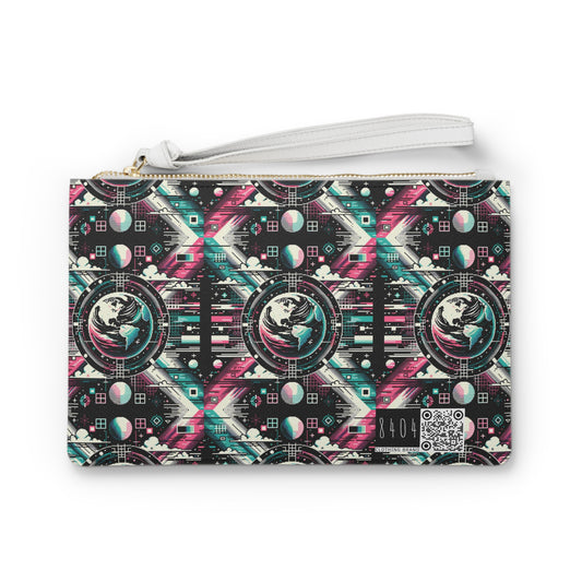 Digital Artistry Digital-native Streetwear Clutch Bag - 8404 Design-62