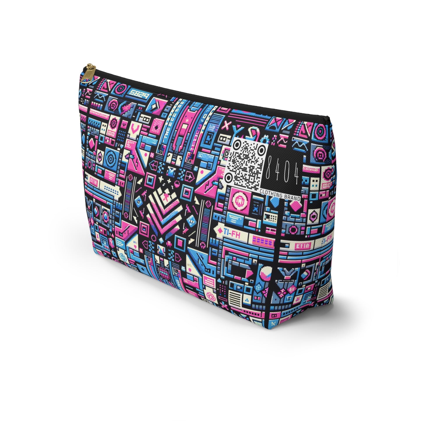 Digital Rebellion Youthful Streetwear with a Rebellious Digital Twist Accessory Pouch W T-bottom - 8404 Design-65