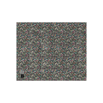 Digital Street Art Urban Street Style Crushed Velvet Blanket - 8404 Design-74