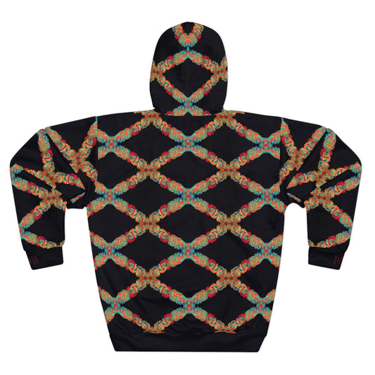 8404's Unisex Adult "coral Diamonds" Fashion Pullover Hoodie