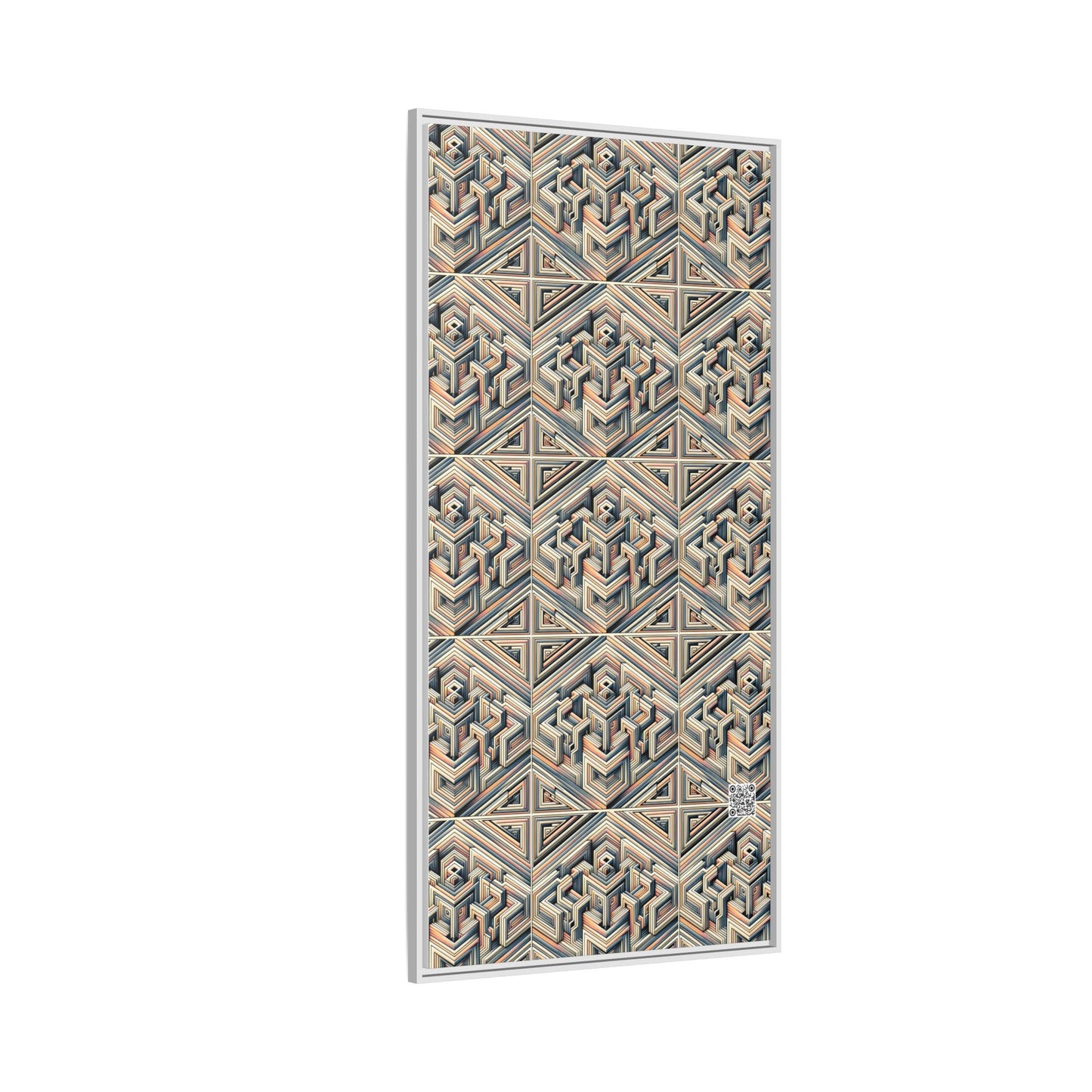 Tech Illusion Graphics Futuristic Artistry Matte Canvas, Framed (multi-color) - 8404 Design-52 B