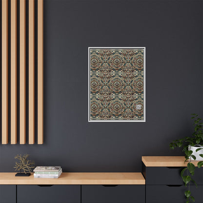 Urban Renaissance Historical Fusion With Street Edge Matte Canvas, Framed (multi-Color) - 8404 Design-57 A