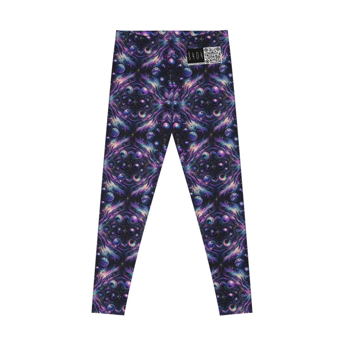Galactic Hues Tech-Forward Cosmic Fusion Stretch Leggings - 8404 Design-41