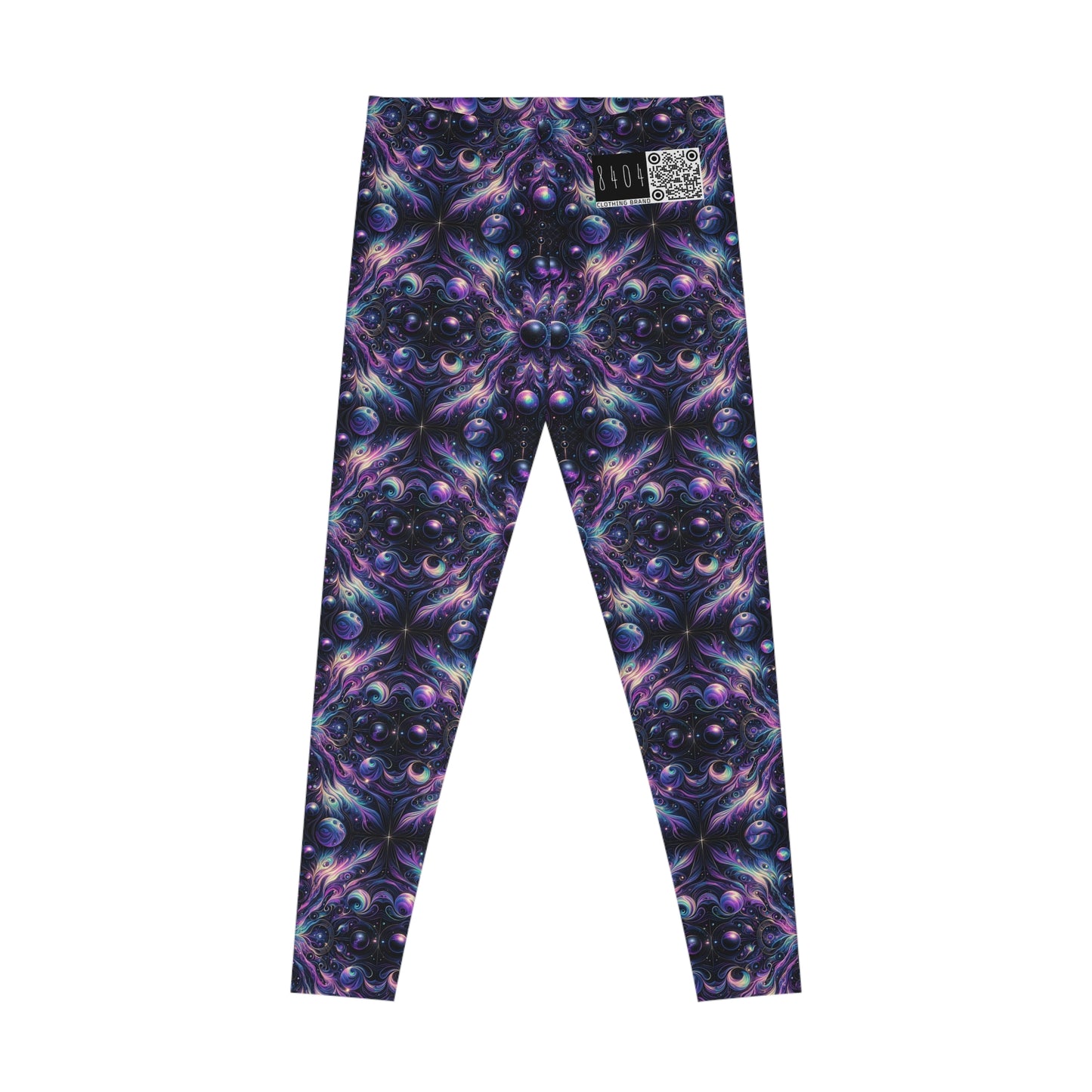 Galactic Hues Tech-Forward Cosmic Fusion Stretch Leggings - 8404 Design-41