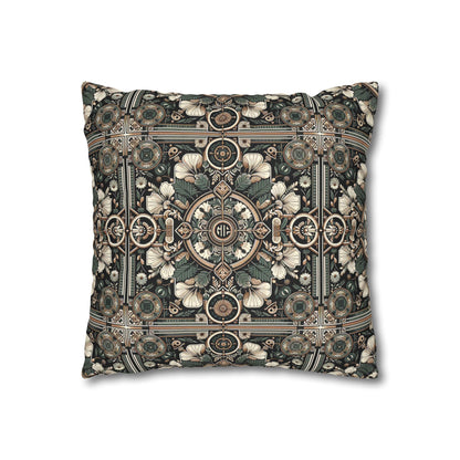 Cyber Garden Party Tech Garden Extravaganza Spun Polyester Square Pillowcase - 8404 Design-66