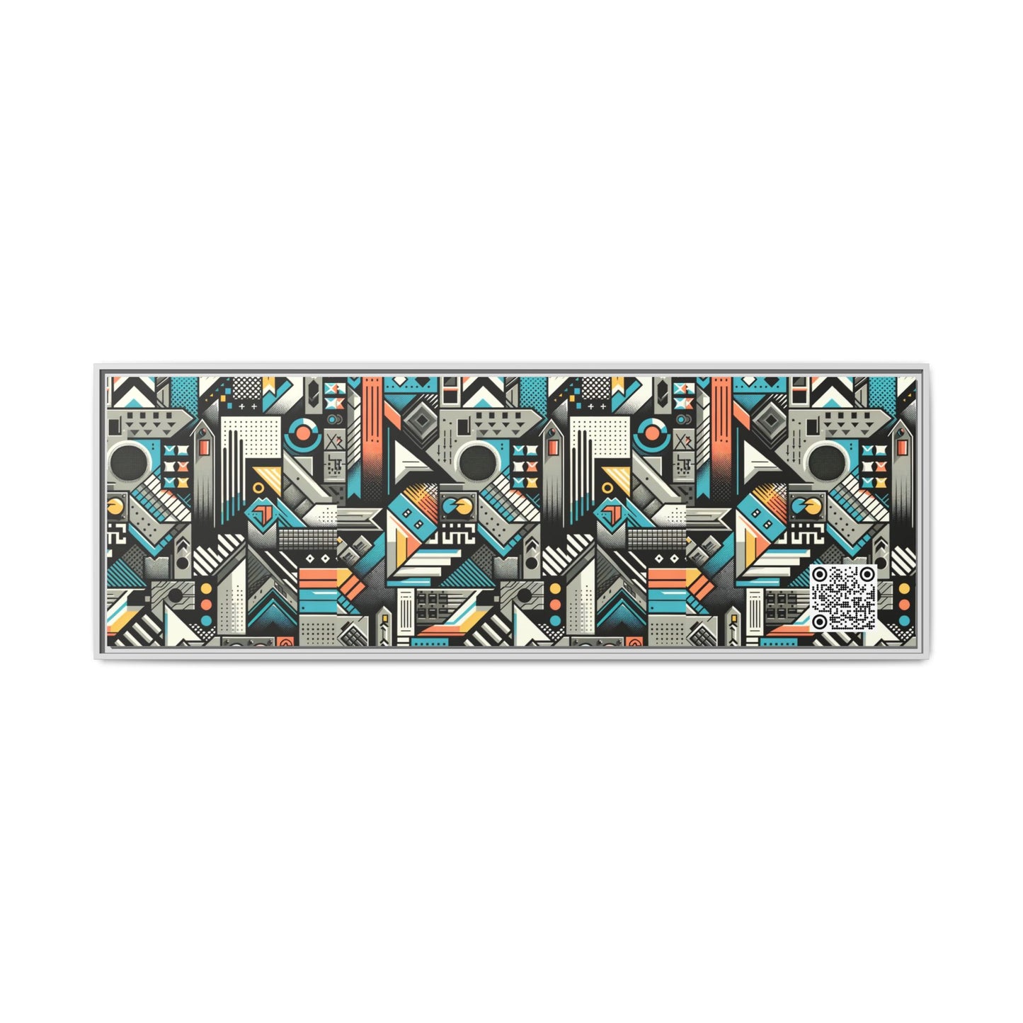 Digital Street Art Urban Street Style Matte Canvas, Framed (multi-color) - 8404 Design-81 B