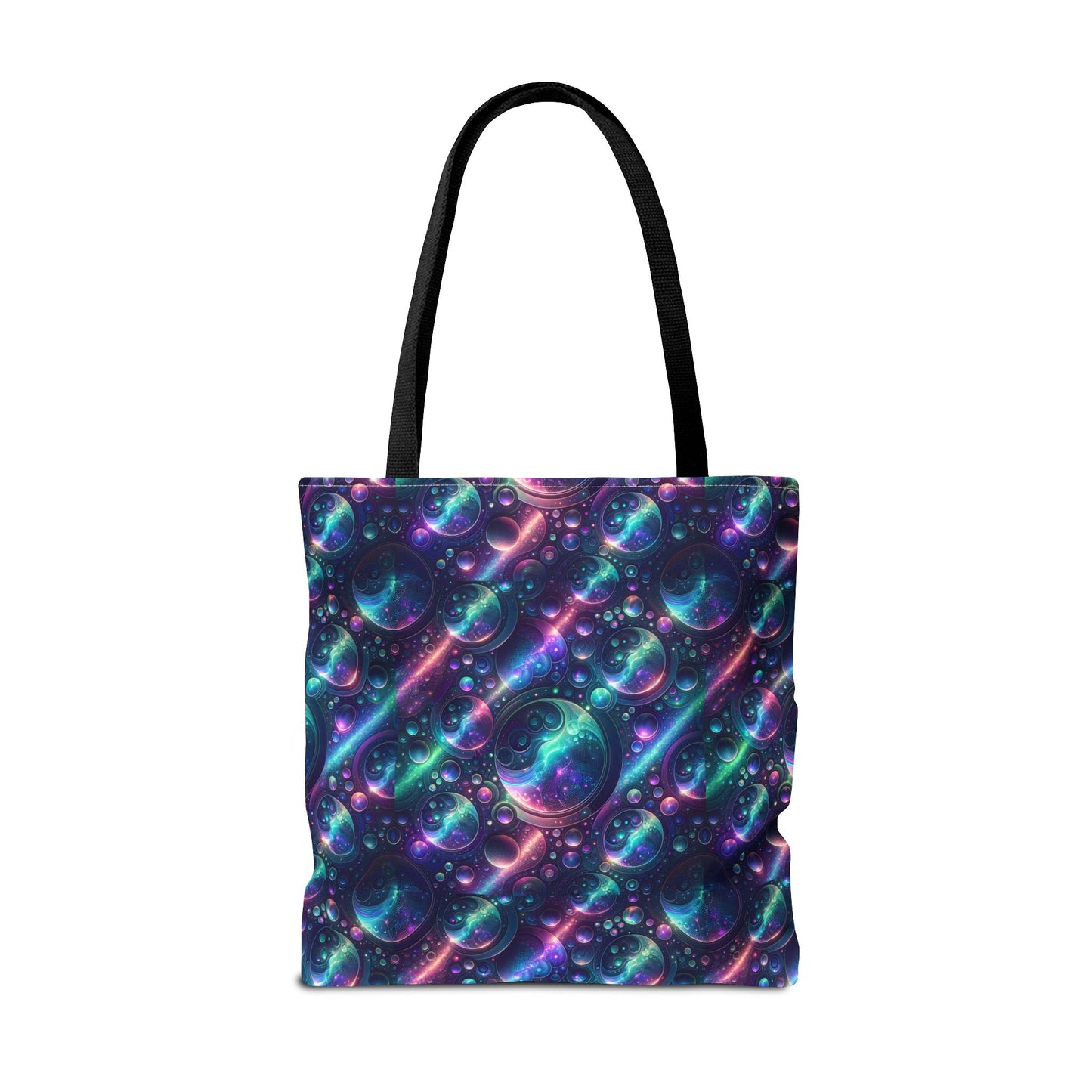 Iridescent Tech Fusion Tech-Forward Streetwear Tote Bag - 8404 Design-51