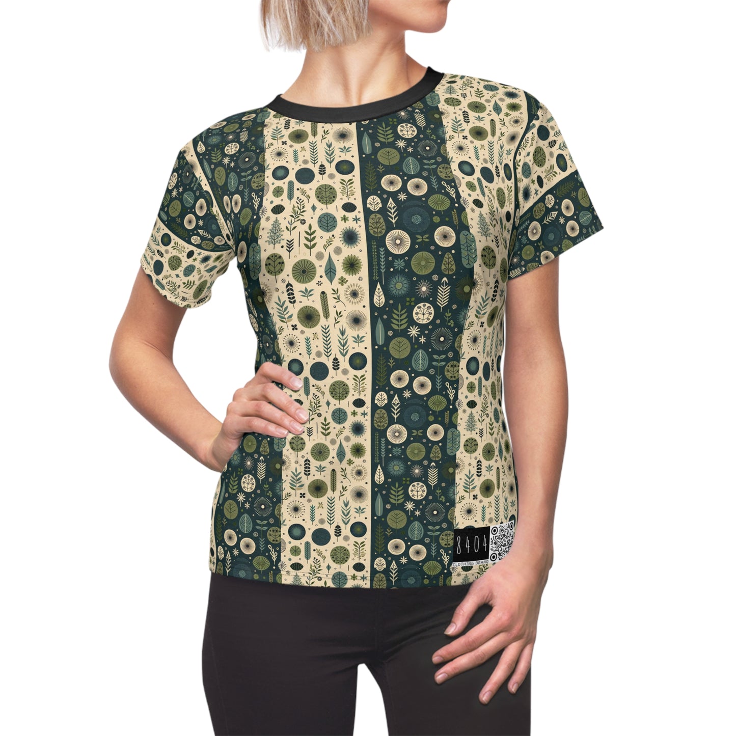 Sustainable Street Utility Sustainable Tech Streetwear Women's Cut & Sew Tee - 8404 Design-62