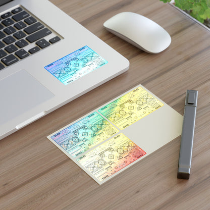 Digital Artisanal Fusion Digital Artisanal Sticker Sheets - 8404 Design-55