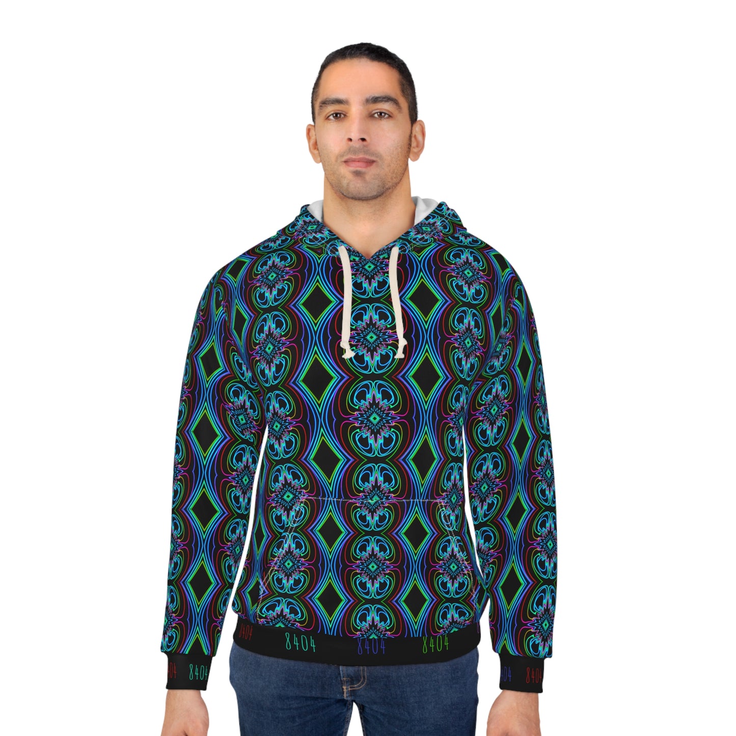 8404's Unisex Adult "Diamond Trance" Fashion Pullover Hoodie