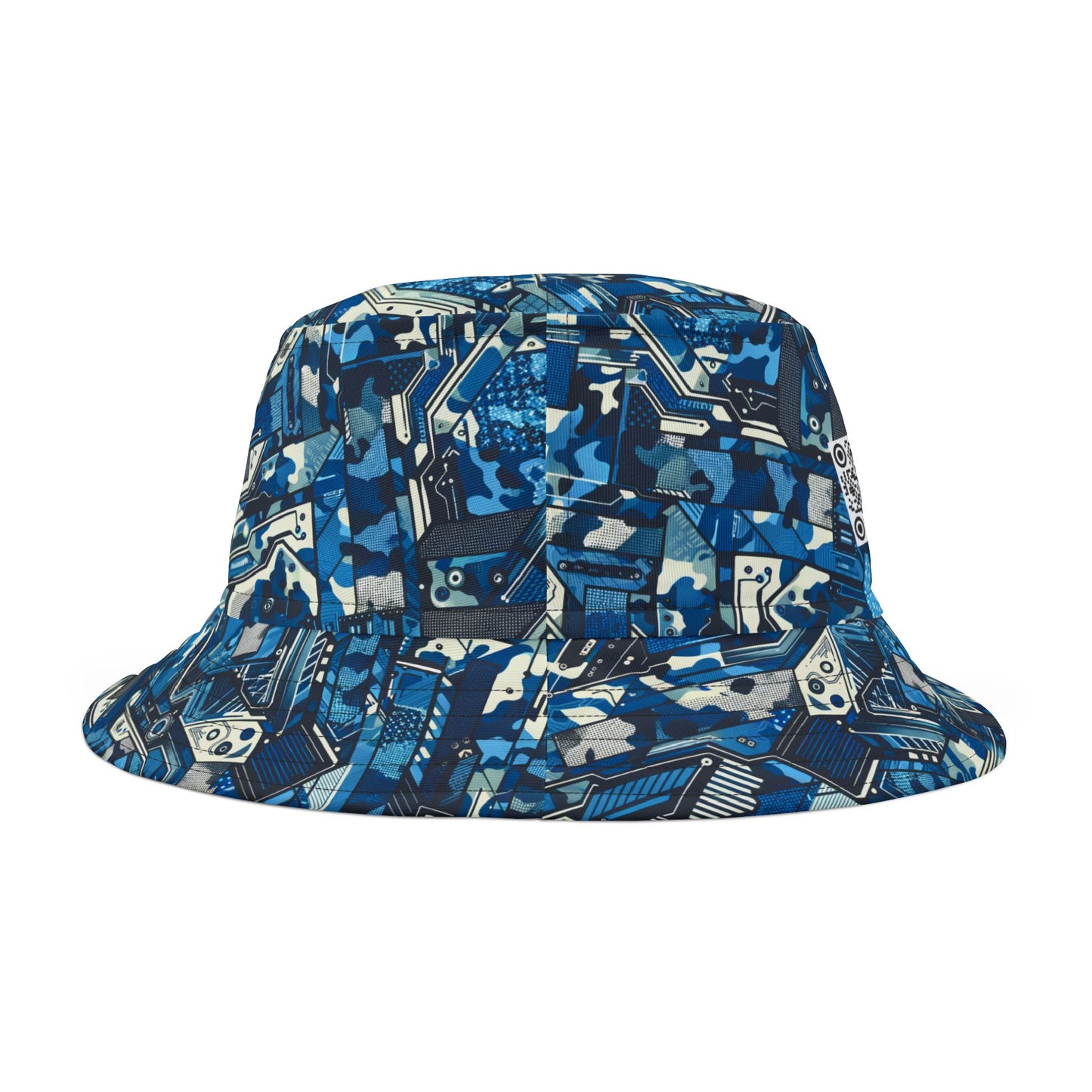 Tech Urban Camo Tech-Forward Streetwear With a Futuristic Military Edge Bucket Hat - 8404 Design-39