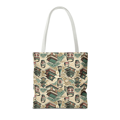 Cultural Artisanal Fusion Contemporary Cultural Elegance Tote Bag - 8404 Design-68