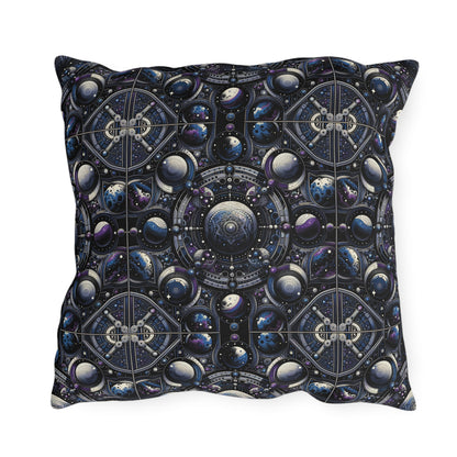 Tech Astronaut Tech-Forward Streetwear Meets Space Exploration Outdoor Pillow - 8404 Design-46