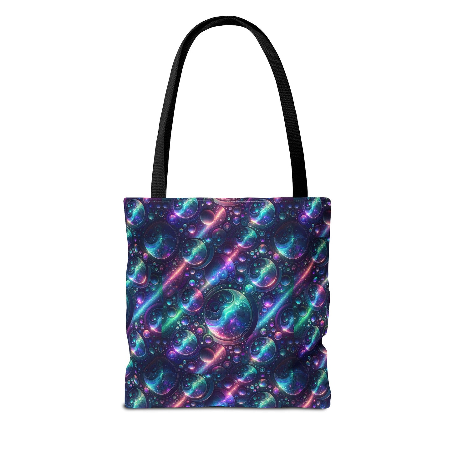 Iridescent Tech Fusion Tech-Forward Streetwear Tote Bag - 8404 Design-51