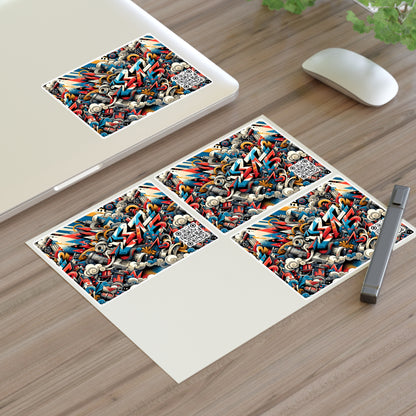 Neo-Traditional Street Art Modern Street Art Fusion Sticker Sheets - 8404 Design-52