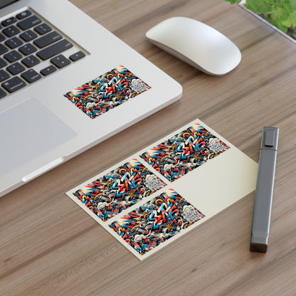 Neo-Traditional Street Art Modern Street Art Fusion Sticker Sheets - 8404 Design-52