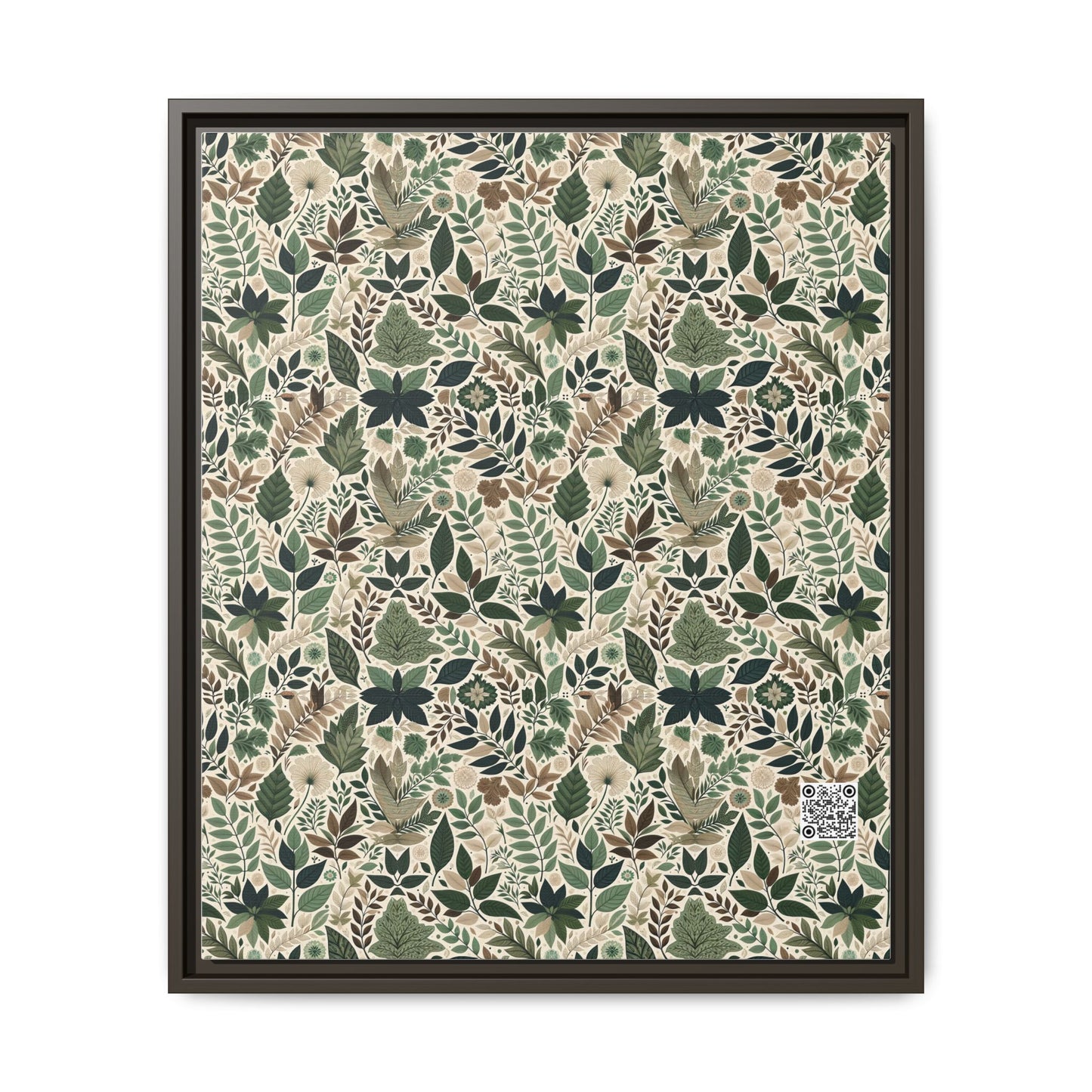 Streetwear Sustainability Environmentally Conscious Streetwear with a Natural Aesthetic Matte Canvas, Framed (multi-color) - 8404 Design-57 B