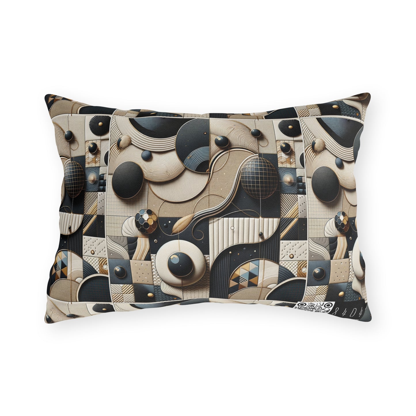 Tech-forward Luxe Streetwear Tech Luxe Fusion Outdoor Pillow - 8404 Design-71