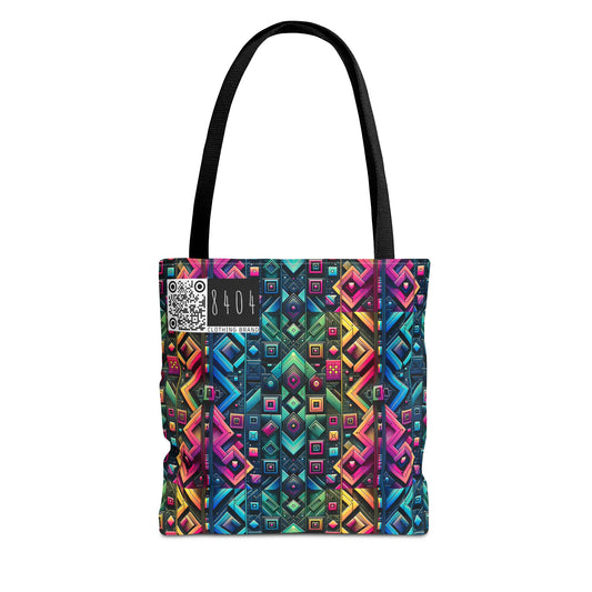 Tech-Inspired Graphics Cyberpunk Cool Tote Bag - 8404 Design-58