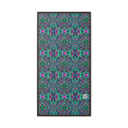 Digital Glitch Vibes Tech-Inspired Streetwear Matte Canvas, Framed (multi-Color) - 8404 Design-71 B