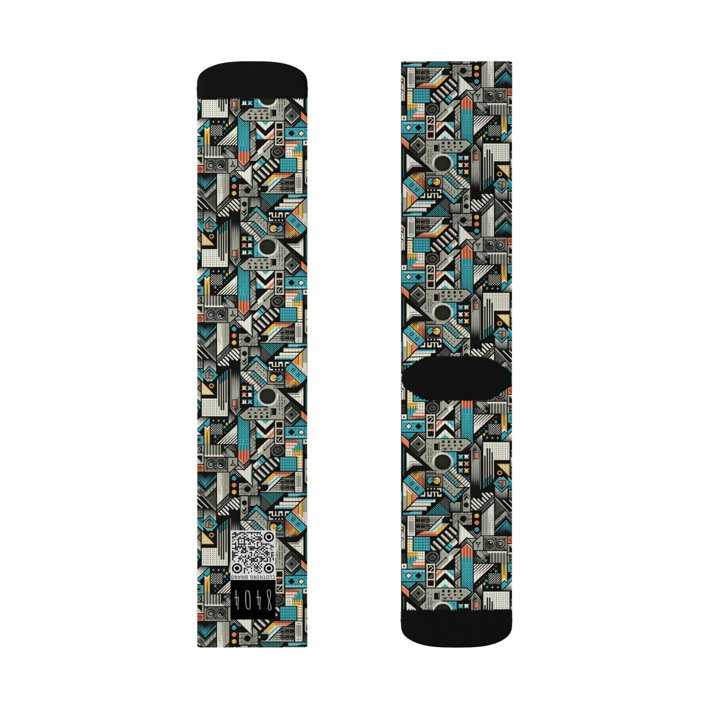 Digital Street Art Urban Street Style Sublimation Socks - 8404 Design-81