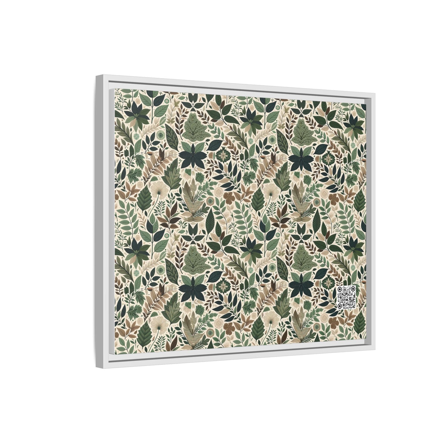 Streetwear Sustainability Environmentally Conscious Streetwear with a Natural Aesthetic Matte Canvas, Framed (multi-color) - 8404 Design-57 B