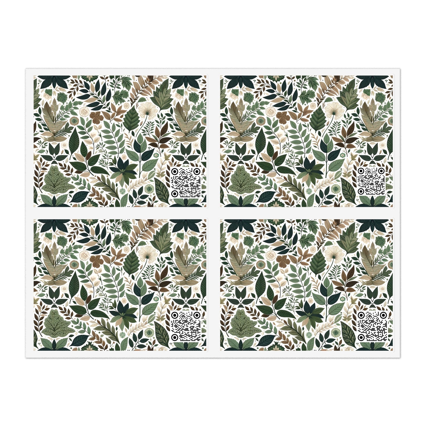 Streetwear Sustainability Environmentally Conscious Streetwear with a Natural Aesthetic Sticker Sheet - 8404 Design-57