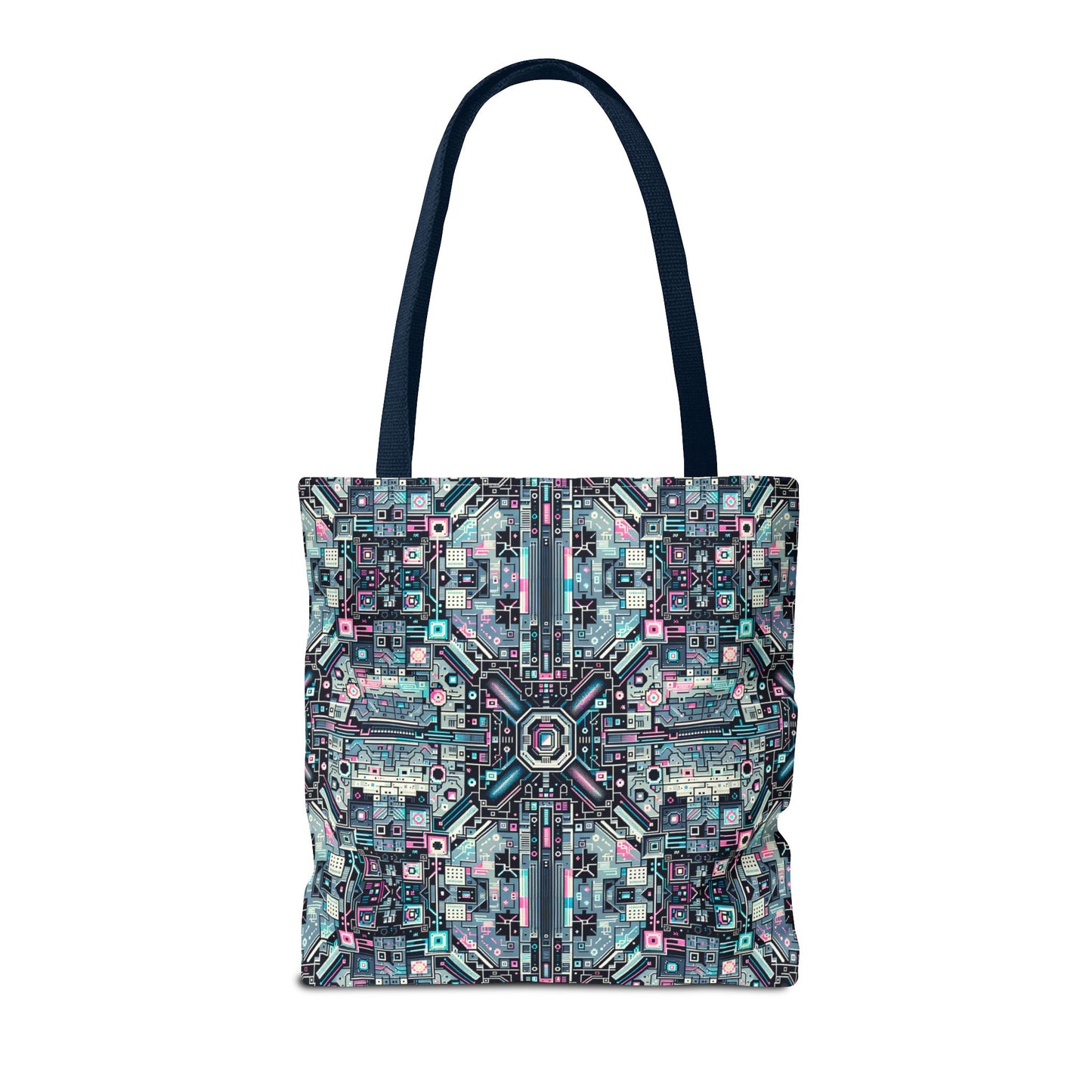 Digital Renaissance Tech-Forward Maximalism Tote Bag - 8404 Design-44