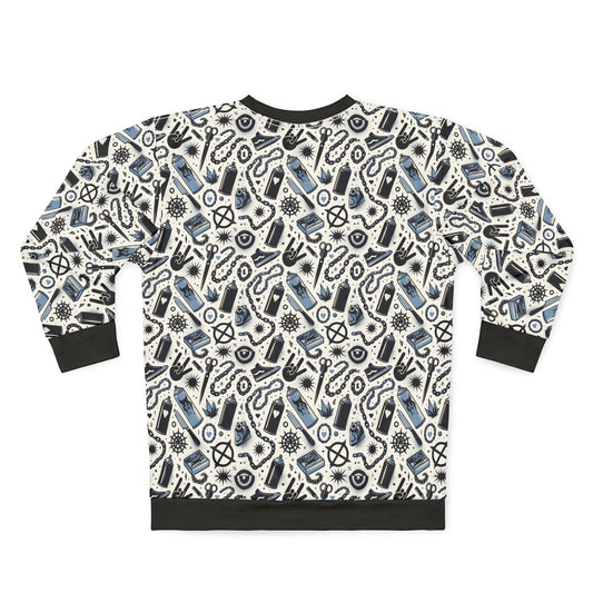 Cultural Rebellion Graphics Edgy and Rebellious With a Hint of Nostalgia Sweatshirt - 8404 Design-57