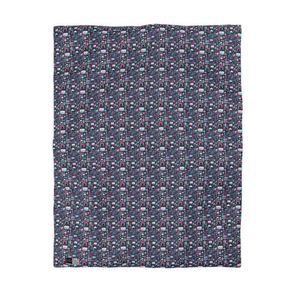 Digital Rebellion Youthful Streetwear with a Rebellious Digital Twist Microfiber Duvet Cover - 8404 Design-71