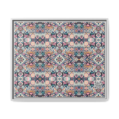 Matte Canvas, Framed (multi-Color) - 8404 Design-01