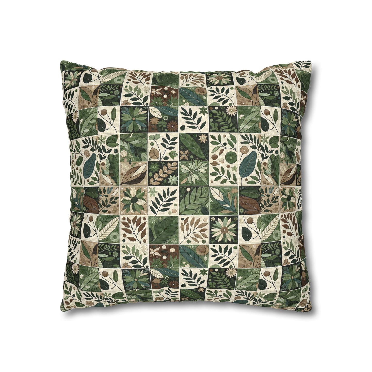 Streetwear Sustainability Environmentally Conscious Streetwear with a Natural Aesthetic Spun Polyester Square Pillowcase - 8404 Design-57