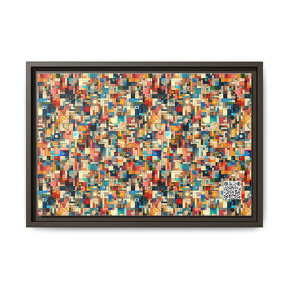 Digital Artistic Expression Artistic Streetwear Matte Canvas, Framed (multi-Color) - 8404 Design-46 B