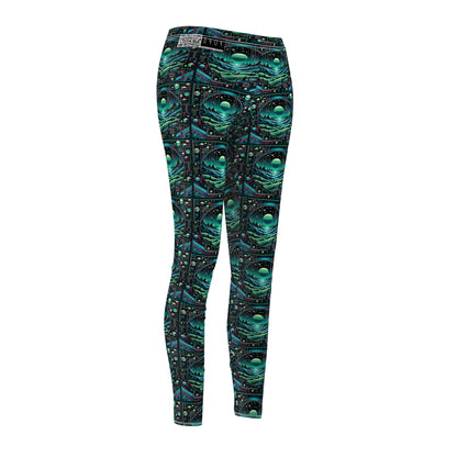 Digital Adventure Graphics Digital Explorer Women's Cut & Sew Casual Leggings - 8404 Design-59